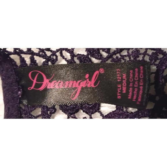 NWOT Dreamgirl Venise Embroidery Underwire Bra and G-string Set Lingerie Sz M - Picture 7 of 7